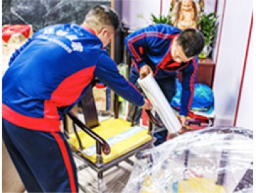 居民搬家床墊打包